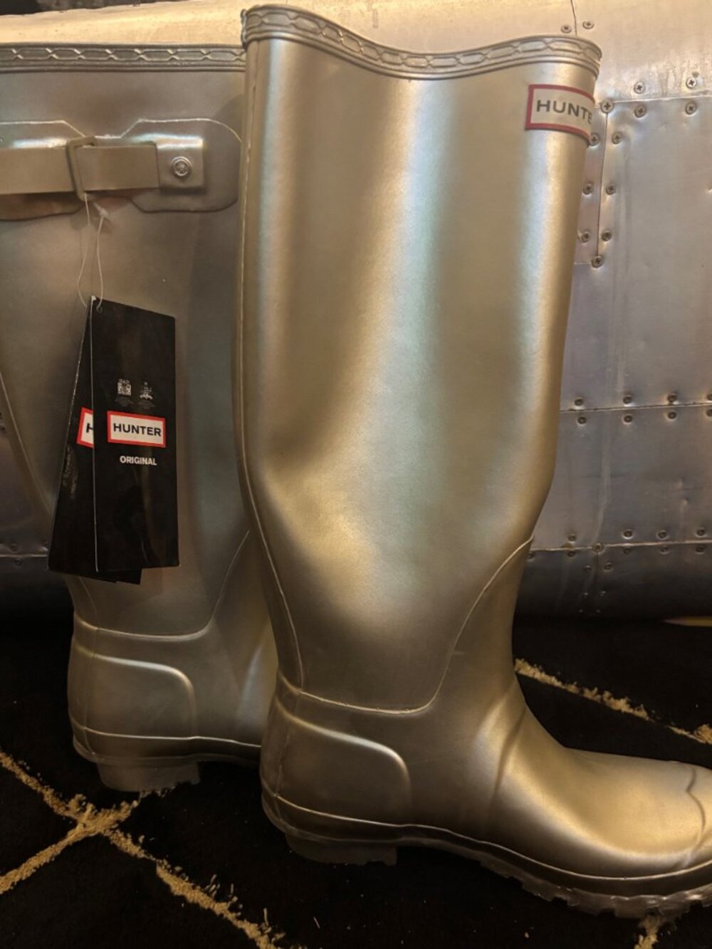 Hunter Original Knee Length Rain Boots   Size 7  New With Tags - Picture 2 of 5